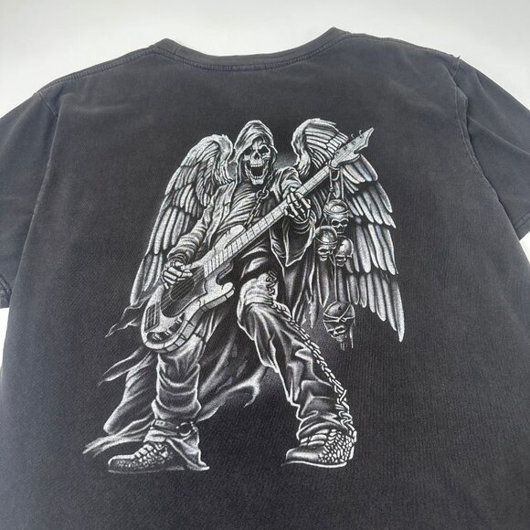 Y2K Skeleton Guitar Graphic Tee XXL - Picture 5 of 5